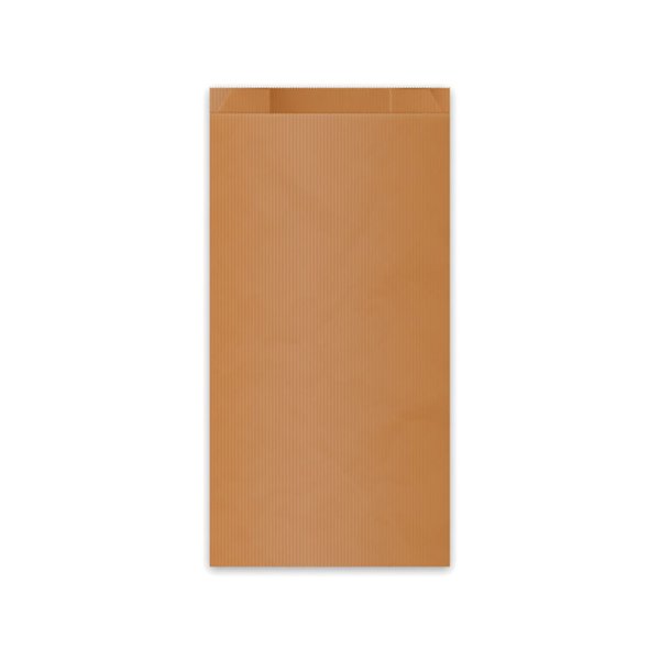 2.000 Stk. Bäckerfaltenbeutel PAP-FSC Mix braun 14+7 x 29 cm Papiertüte 1,5 kg